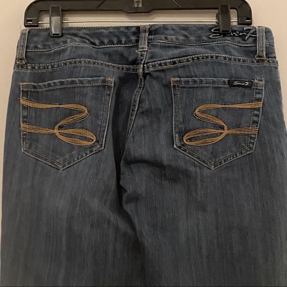 2/$35 Seven7 Women’s Flare Jeans size 29 - Picture 4 of 8